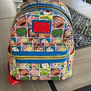 Loungefly Toy Story Character Print Mini Backpack